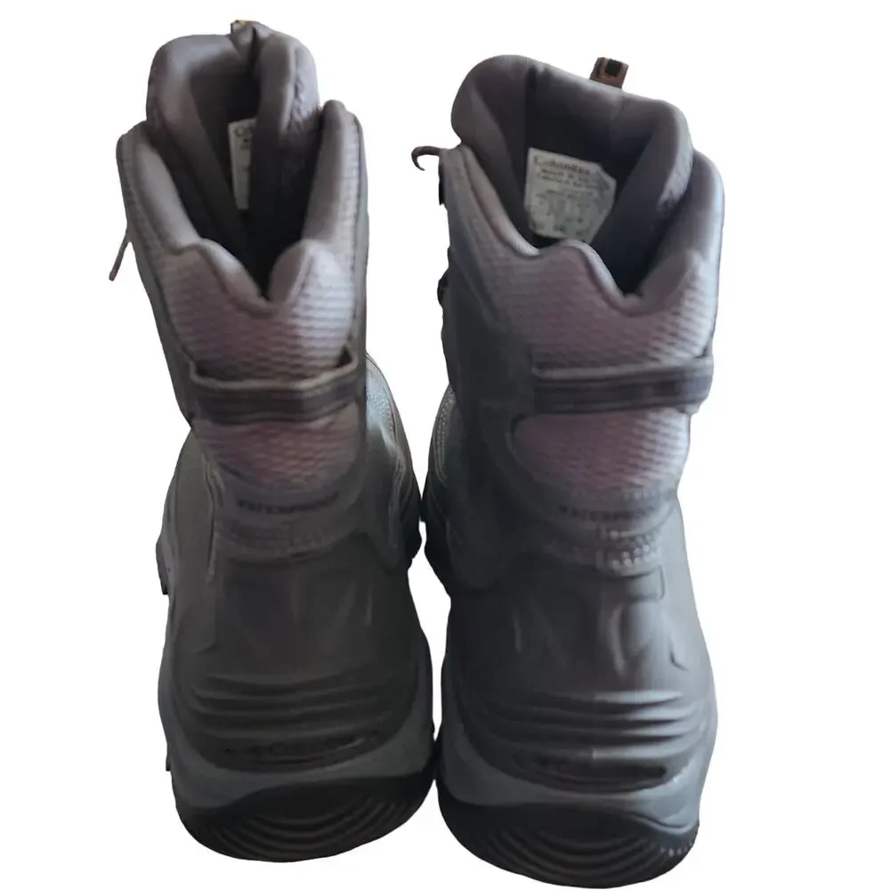 Columbia Men's Techlite Bugaboot Water Proof Boots Gray Size 14